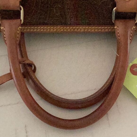 ETRO BORDEAUX PAISLEY PRINT TOTE SHOULDER SATCHEL BAG - Picture 3 of 15